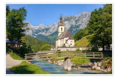 Chapel in Ramsau in Bavaria de Michael Valjak