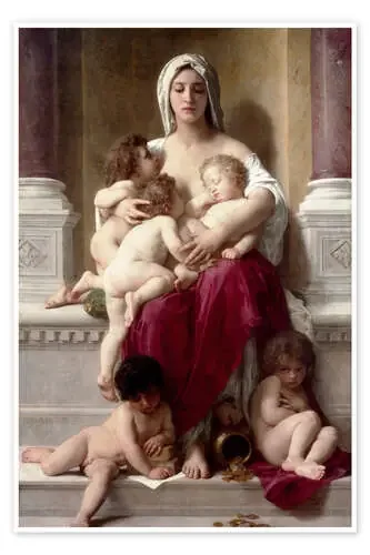 Charity de William Adolphe Bouguereau Master Collection