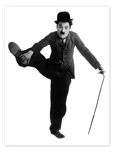 Charlie Chaplin as the Little Tramp, ca. 1915 Panoramic Images