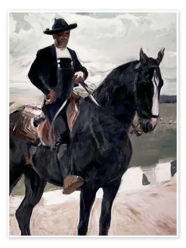 Charro a caballo de Joaquín Sorolla y Bastida akg-images