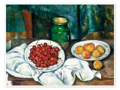 Cherries and peaches de Paul Cézanne Master Collection