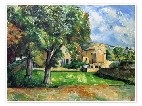 Chestnut trees an farm de Paul Cézanne akg-images