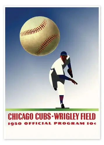 chicago cubs 1950 de Sporting Frames