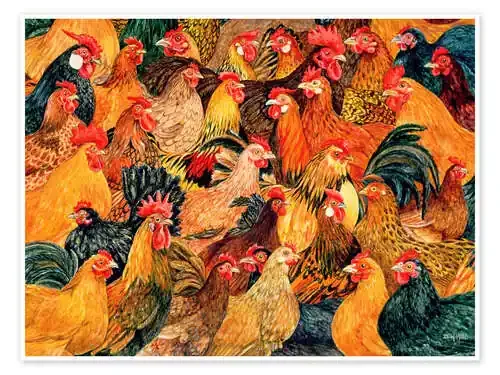 Chickens de Ditz Bridgeman Images