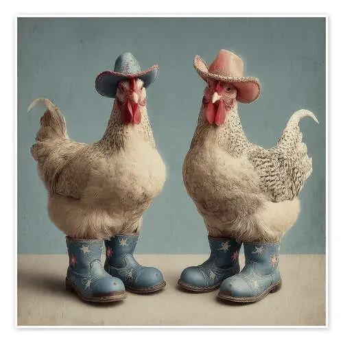 Chickens with boots de DejaReve