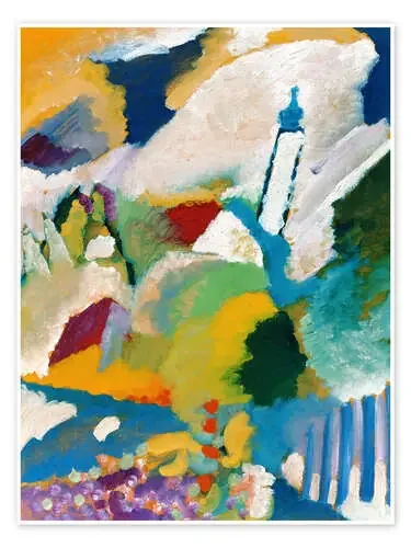 Chiesa a Murnau de Wassily Kandinsky ARTOTHEK