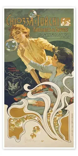 Chiozza e Turchi – Jabonera Pontelagoscuro, 1899 de Adolfo Hohenstein akg-images