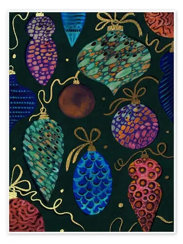Christmas tree decorations de Victoria Nelson Advocate Art