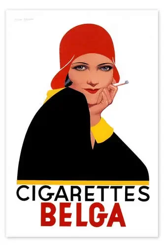 Cigarettes Belga de Vintage Advertising Collection