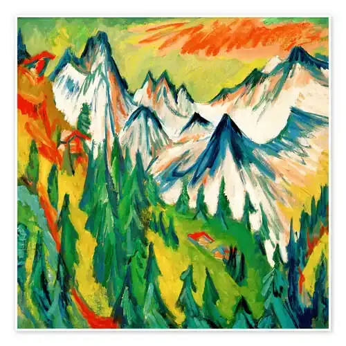 Cima de la montaña de Ernst Ludwig Kirchner akg-images