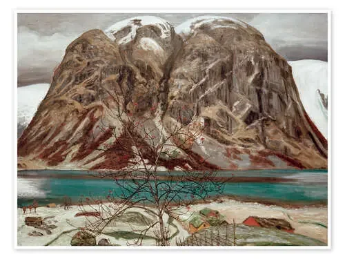 Cima de la montaña de Nikolai Astrup akg-images