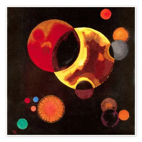 Círculos pesados de Wassily Kandinsky Master Collection