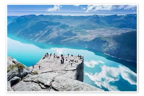 Cliff Preikestolen at Lysefjord Editors Choice