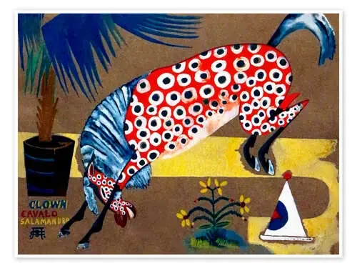Clown, Horse, Salamander, 1911 de Amadeo de Souza-Cardoso Master Collection