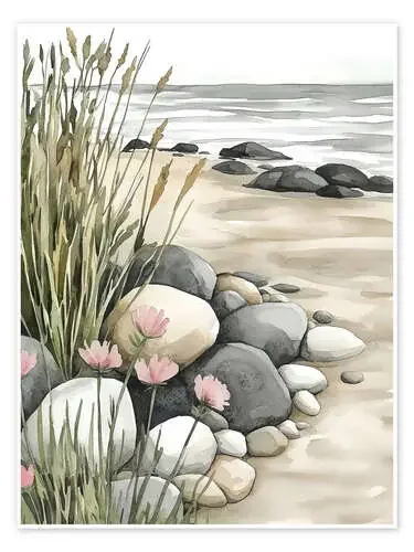 Coastal Calm I de Willow Studio