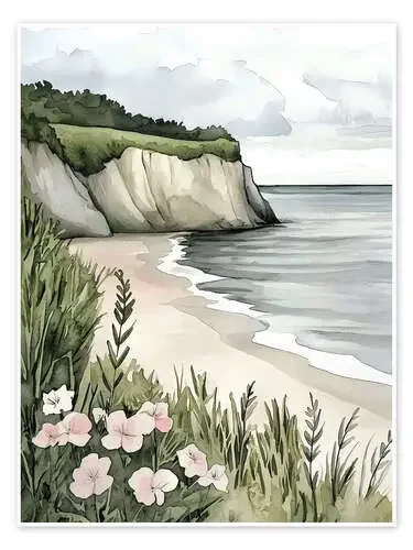 Coastal Calm I de Willow Studio