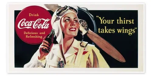 Coca-Cola, your thirst takes wings Granger Collection
