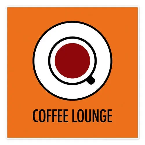 Coffee Lounge, orange de JASMIN!