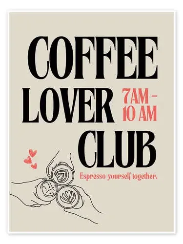 Coffee Lover Club de Typobox Editors Choice
