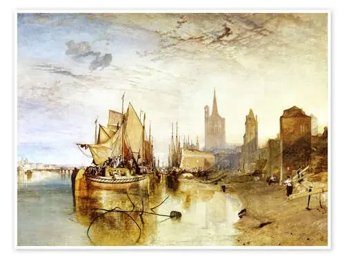Colonia, la llegada de un barco de correo de Joseph Mallord William Turner Master Collection