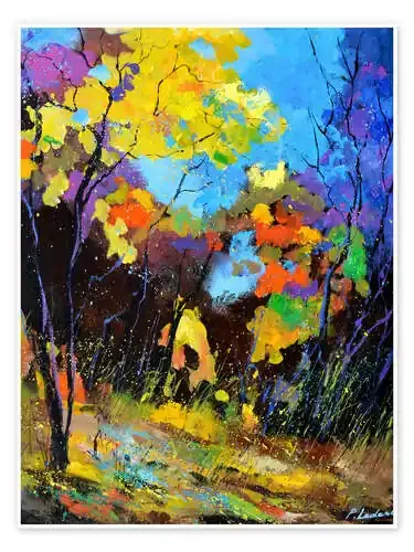 Colores de otoño en un bosque de Pol Ledent