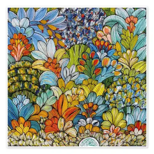 Colorful foliage de Mzuguno Tanzania Art & Licensing