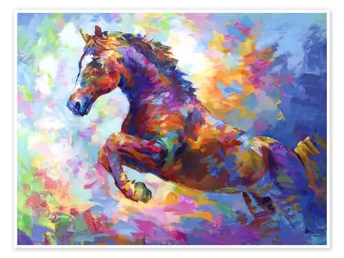 Colorful Horse II de Leon Devenice