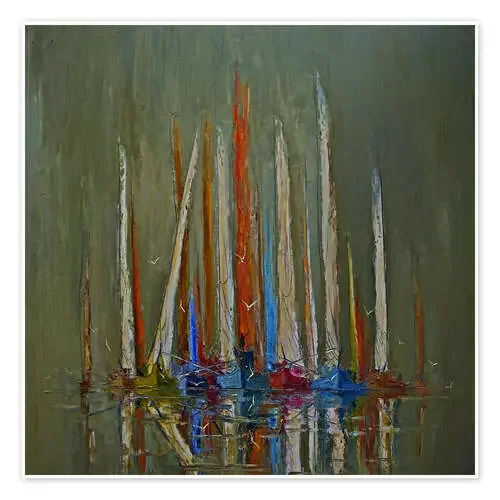 Colorful Sails in the Distance de Justyna Kopania