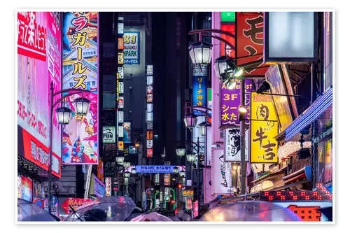 Colourful Neon Signs, Tokyo de Jan Christopher Becke
