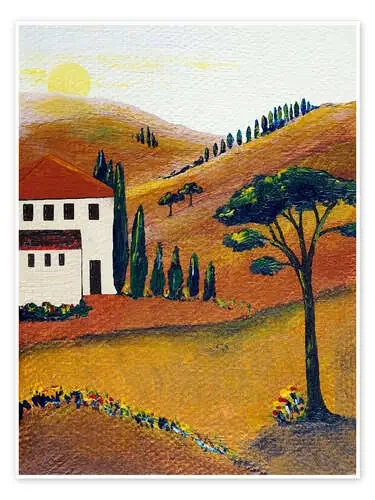 Colours of Tuscany de Christine Huwer
