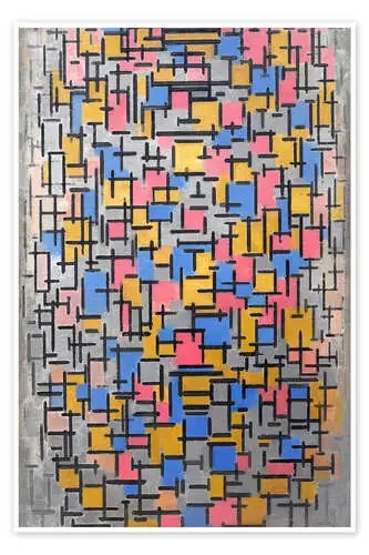 Composición, 1916 de Piet Mondrian Master Collection