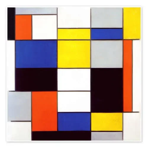 Composición A de Piet Mondrian Master Collection