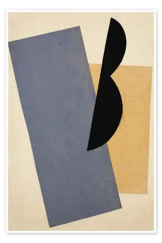 Composición azul amarillo negro de Lyubov Sergeevna Popova Master Collection