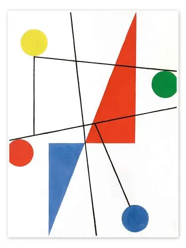 Composición con puntos y líneas de Sophie Taeuber-Arp Master Collection
