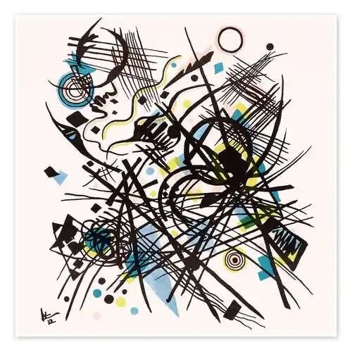 Composición sobre colores de Wassily Kandinsky Master Collection
