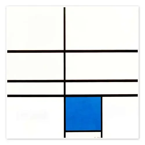 Composition with Blue de Piet Mondrian akg-images