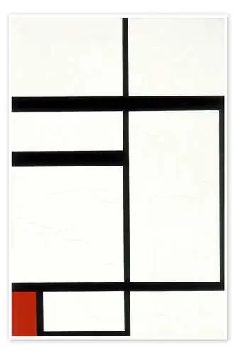 Composition with Red, Black and White de Piet Mondrian ARTOTHEK