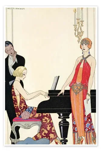 Conjuro, ilustración para «Gazette du Bon Ton», 1922 de Georges Barbier Bridgeman Images