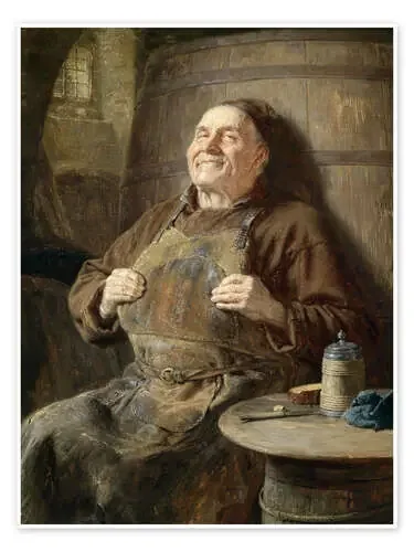 Contemplative peace de Eduard Grützner Master Collection
