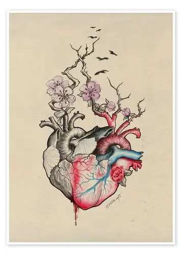 Corazón de flores de EDrawings38