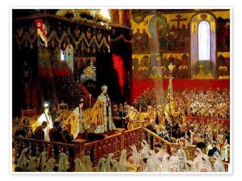 Coronation of Nicholas II. And Alexandra Fjdorownas de Laurits Regner Tuxen Master Collection