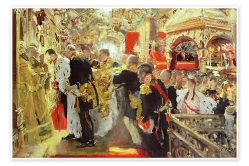 Coronation of Nicholas II of Russia, 1896 de Valentin Serow akg-images