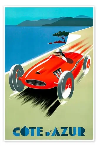 Côte d‘Azur (Costa Azul) de Vintage Travel Collection