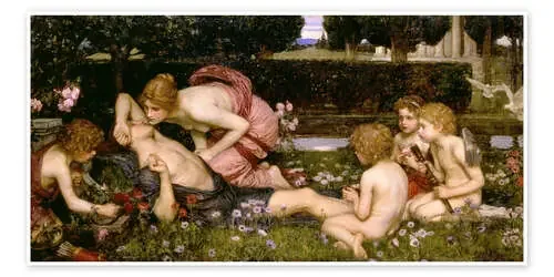 Criando a los Adonis de John William Waterhouse akg-images