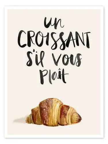 Croissant de Homme Sur La Lune