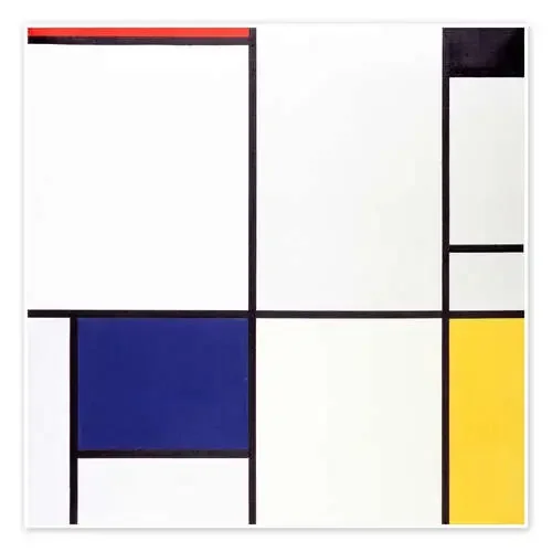 Cuadro I, Composición de Piet Mondrian Master Collection
