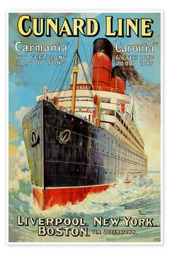 Cunard Line de Edward Wright ARTOTHEK