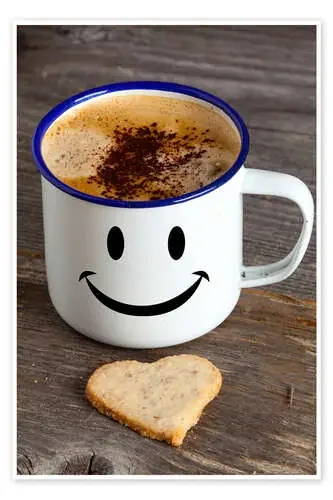 Cup with smiley face de Thomas Klee