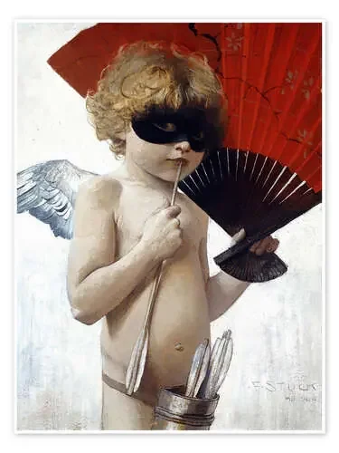 Cupido en el baile de máscaras de Franz von Stuck Master Collection