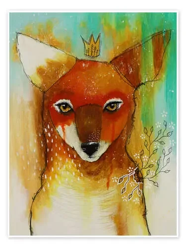 Cute Fox King de Micki Wilde